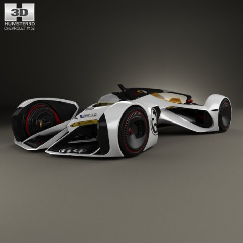 Chevrolet Chaparral 2X Vision Gran Turismo 2014 3D Model