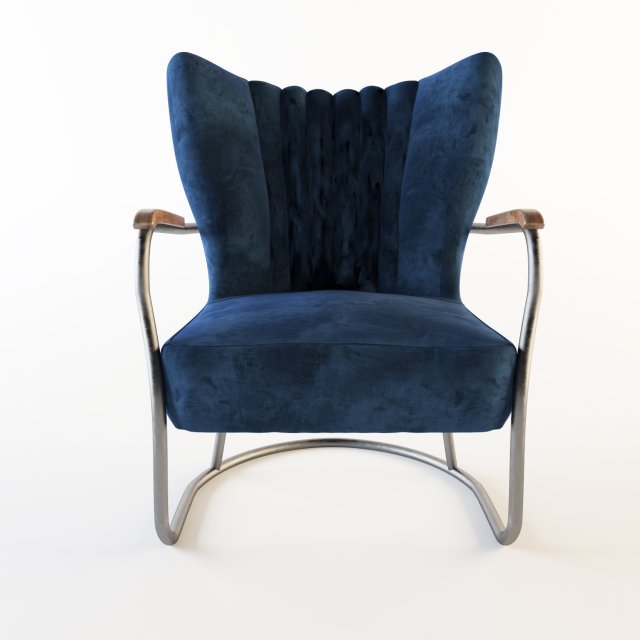 Blue chair 3D Model