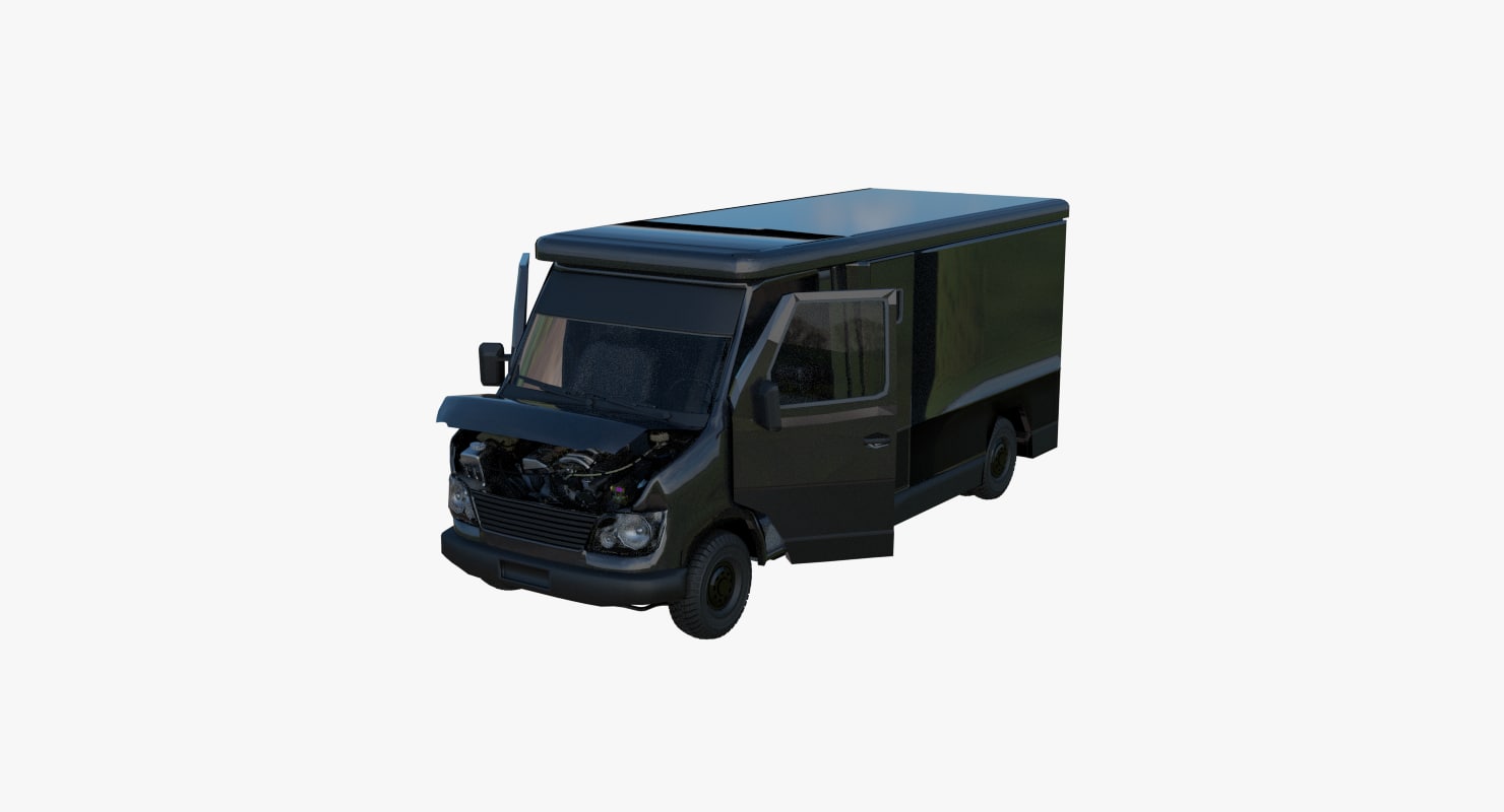 Bullion Van 3D Model