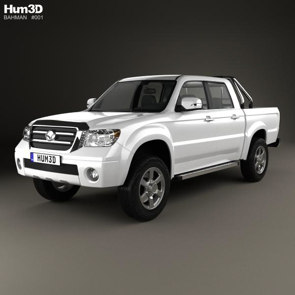 Bahman Capra 2 Double Cab 2017 3D Model