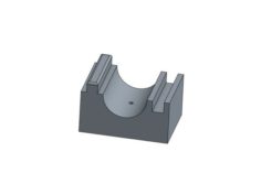 One Inch Pipe Drill Guide 3D Print Model