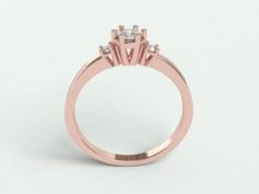Engagement ring -Ring110 3D Model