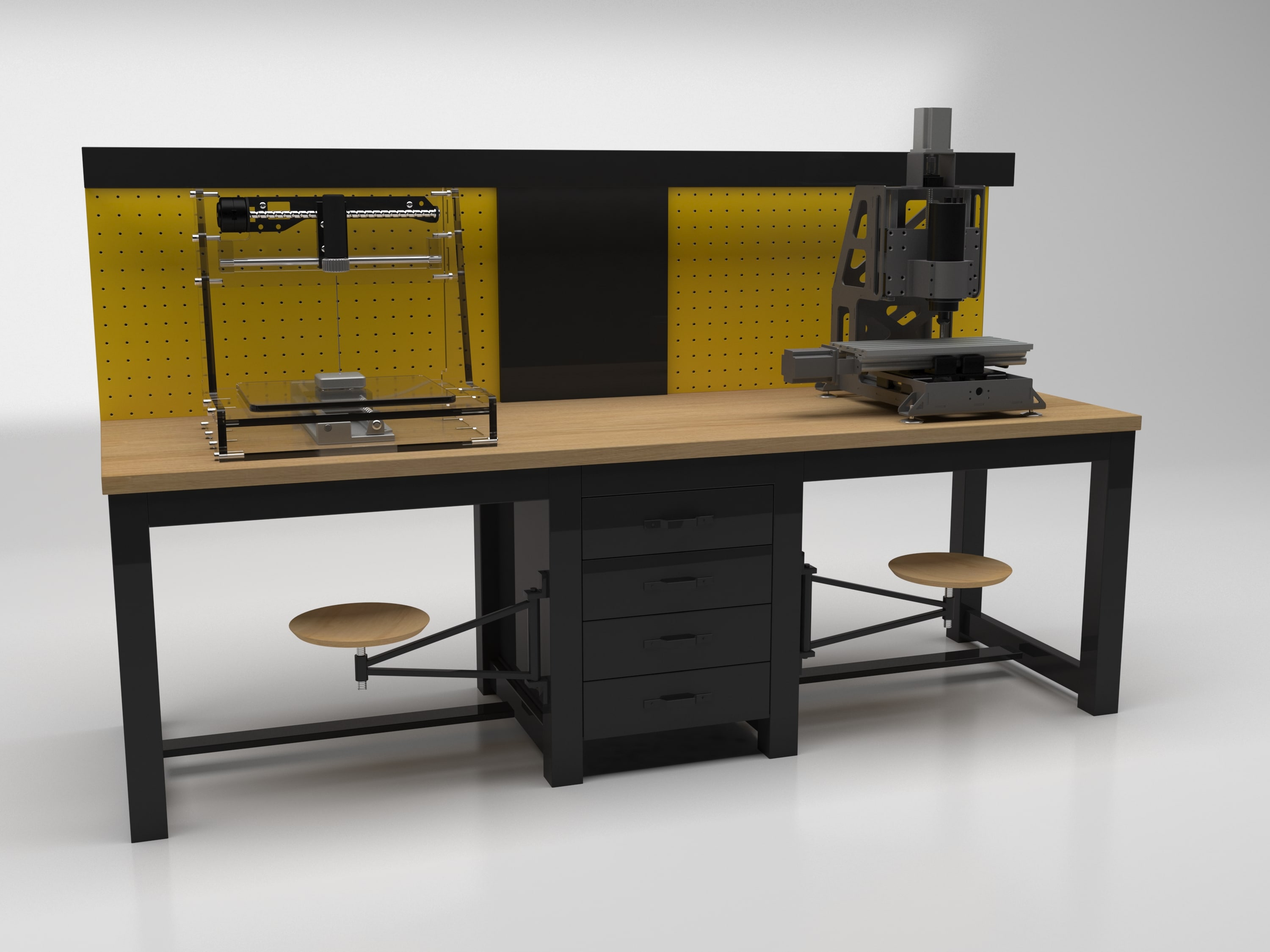 Worktable 3D Model