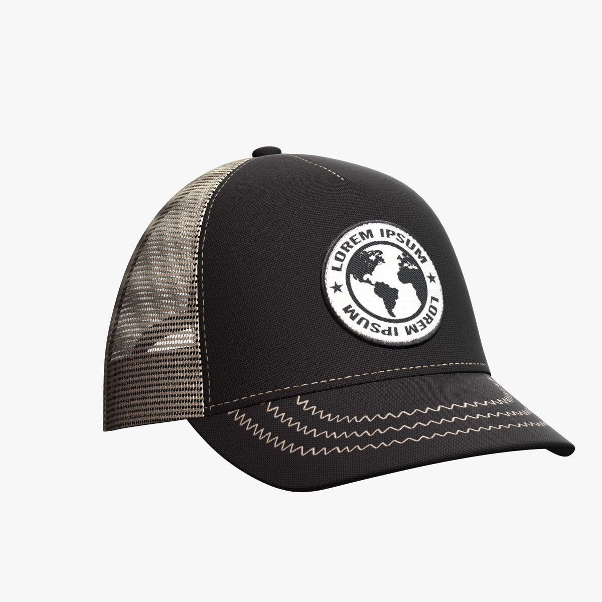 3D Baseball Hat 2 model 3D Model