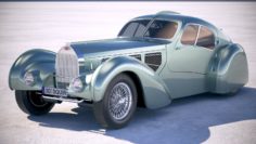Bugatti Type 57 Aerolithe 1935 3D Model