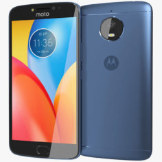Motorola Moto E4 Plus Oxford Blue 3D Model