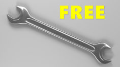 FREE Wrench Mechanical Tool 3D model Free 3D Model