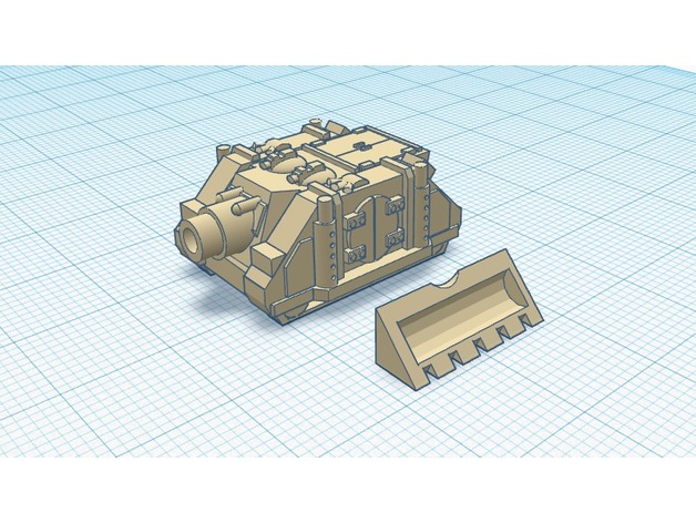 RT Assault Gun (Vindicator class) 3D Print Model