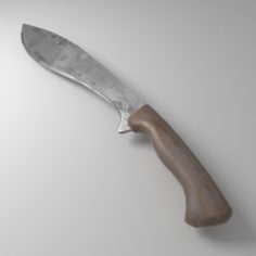 Kukri Knife 3D model 3D Model