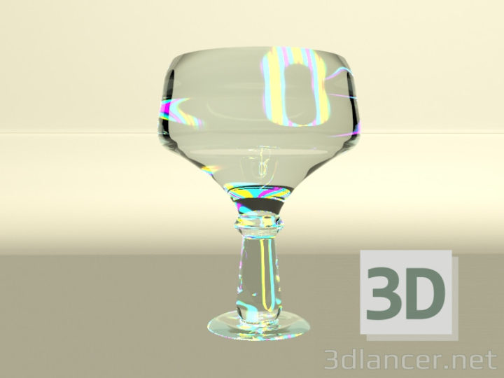 3D-Model 
Transparent vase