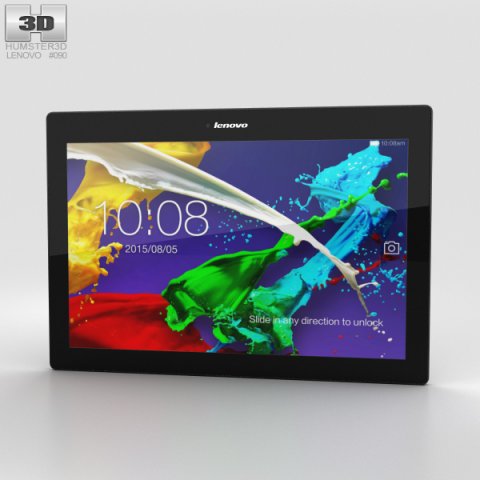 Lenovo Tab 2 A10-70 Midnight Blue 3D Model