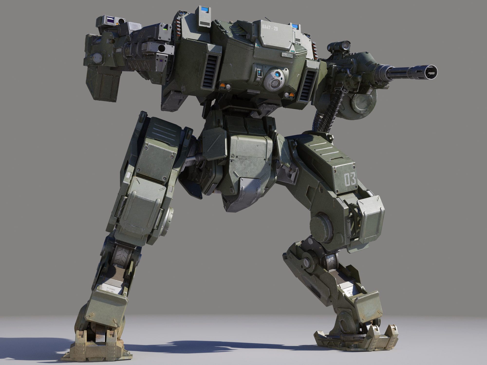 MechFighter 3D Model