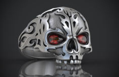 Ring Skull without jaw 3D Model