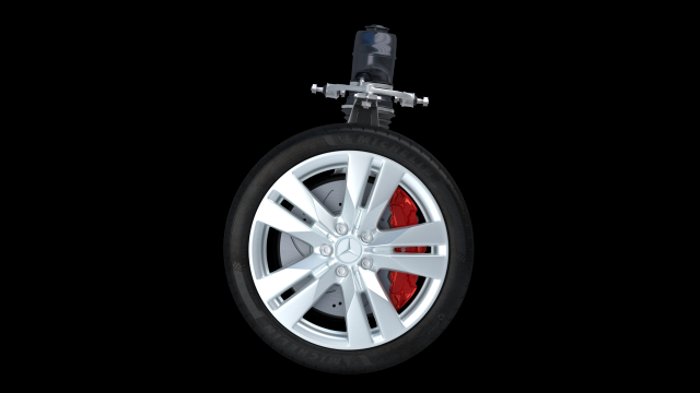 Car Wheel Mercedes 3D Model