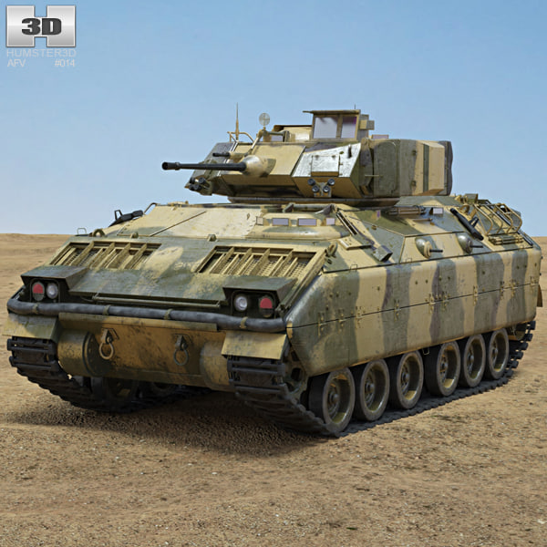 M2A1 Bradley 3D Model