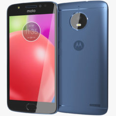 Motorola Moto E4 Oxford Blue 3D model 3D Model