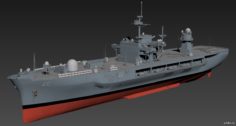 USS Mount Whitney 3D Model
