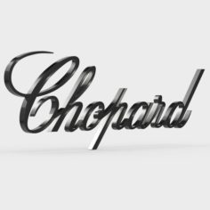 Chopard logo 3D Model