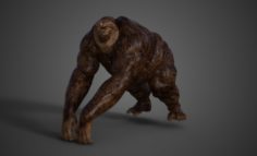 Macaco chimpanzé com pele Modelo 3D $79 - .3ds .fbx .max .obj - Free3D