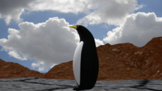 Rigged Penguin 3D Model