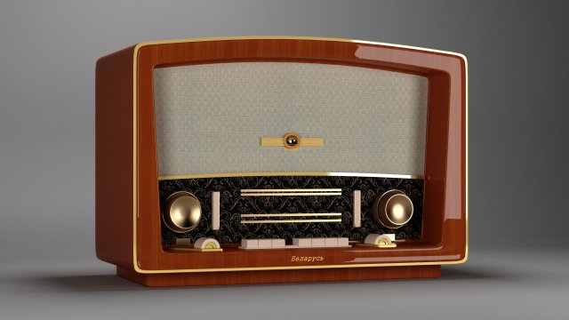 RETRO RADIO 3D Model