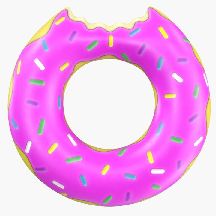 3D Donut Pool Float 3D Model