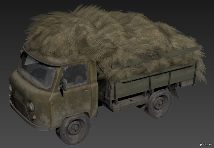 Uaz-452 3D Model