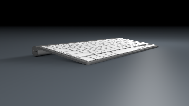 APPLE KEYBOARD 3D Model