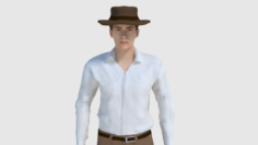 Cowboy Character – Game Ready 3D Model