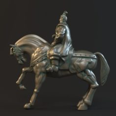 Statue of the general 3D Model