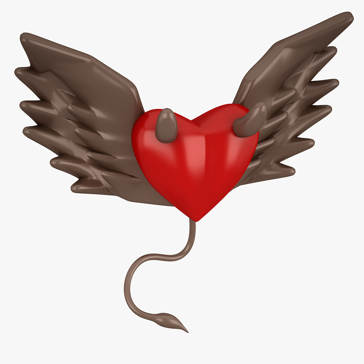 Heart Devil 3D model 3D Model