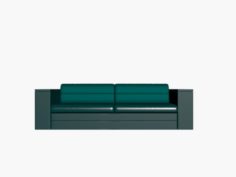 Stylish Couch 3D model Free 3D Model