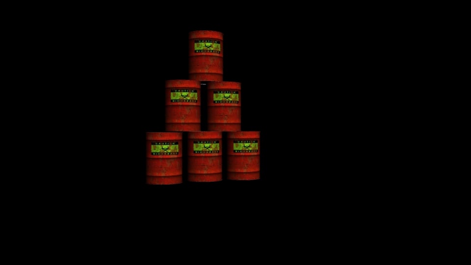Chemical Barrel 3D Model