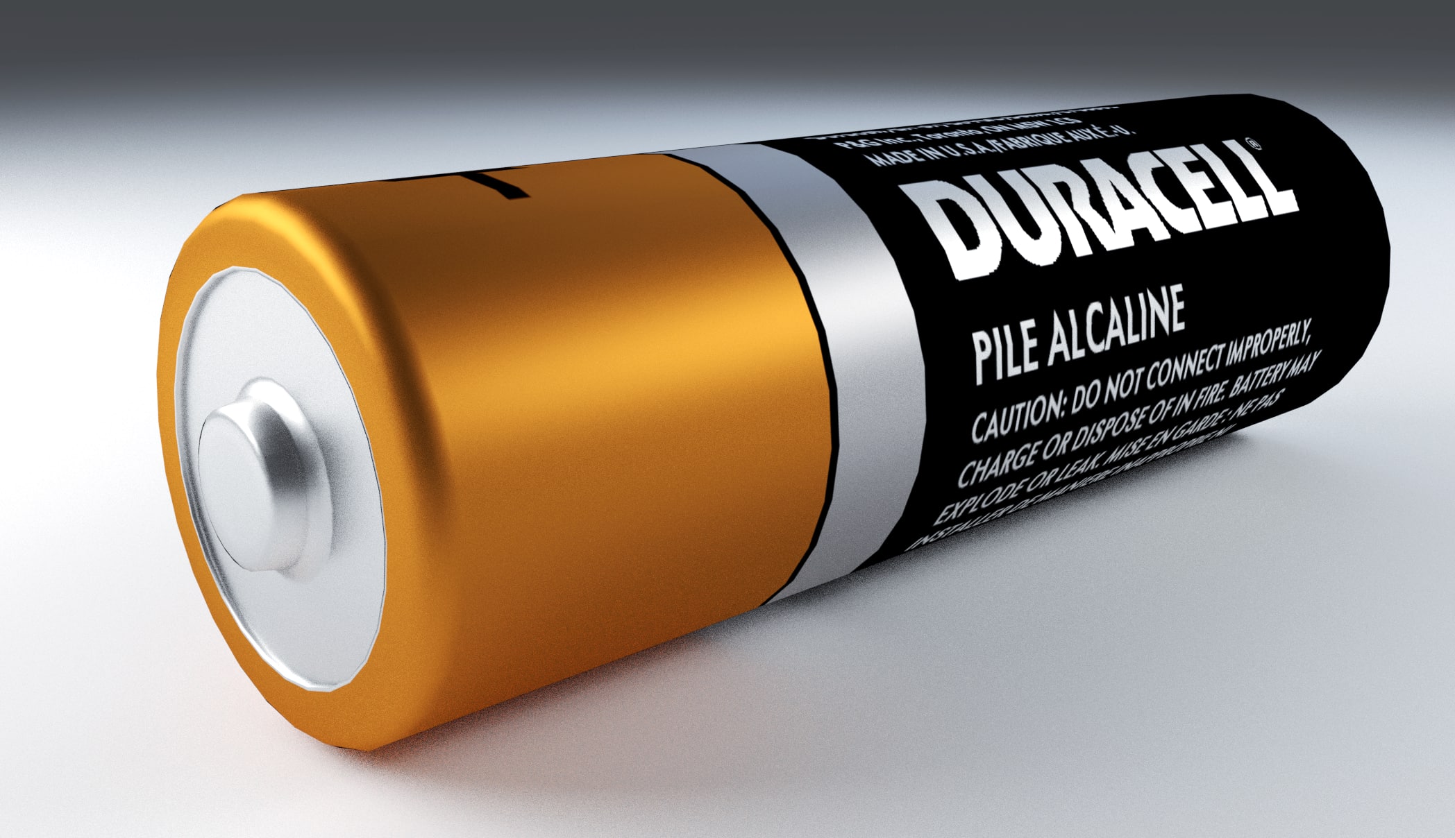 Battery model Free 3D Model