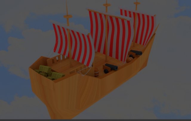 3D Sail Boat 3D Model