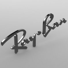 Ray ban logo 3D Model