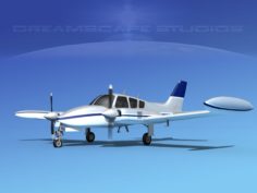 Cessna 320 Skyknight V09 3D Model