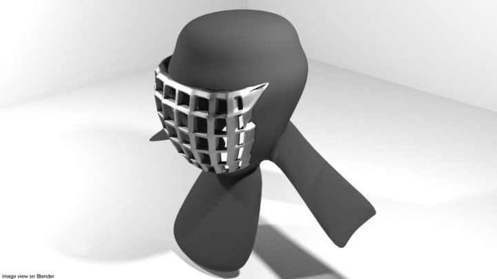 Martial-Art Headguard Type 4 3D Model