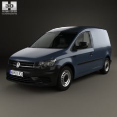 Volkswagen Caddy Panel Van 2015 3D Model