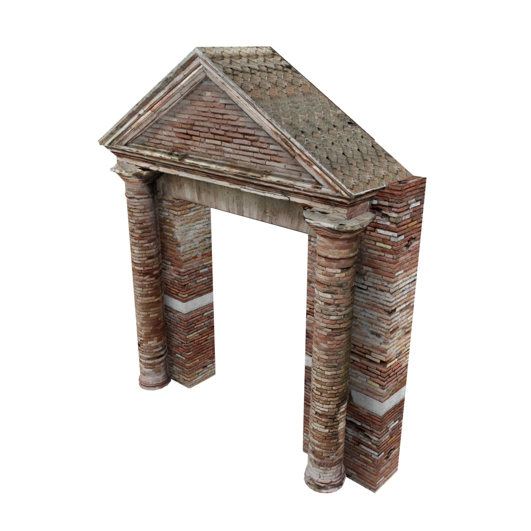 Brick Entrance 3D 3D Model