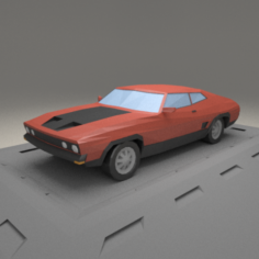 Ford AUS Falcon XB from 1973 3D Model