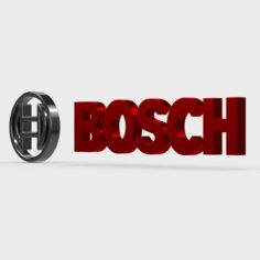 Bosch logo 3D Model