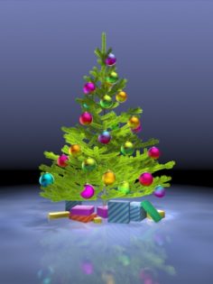 Christmas tree. 3D Model