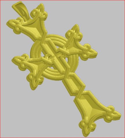 Armenian cross 3D Model