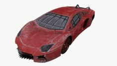 Lamborghini Mad Max Style 3D model Free 3D Model