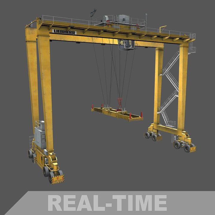 RTG crane 3D Model