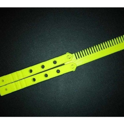 Comb knife fun gadget butterfly 3D Print Model