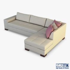 Chocolate sofa 3D Model