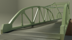 Steel bridge 3D Model