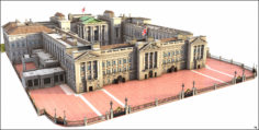 Buckingham Palace. London 3D Model